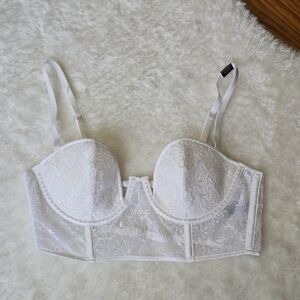 Victoria's Secret White Lightly Lined Bra, Womens 34C